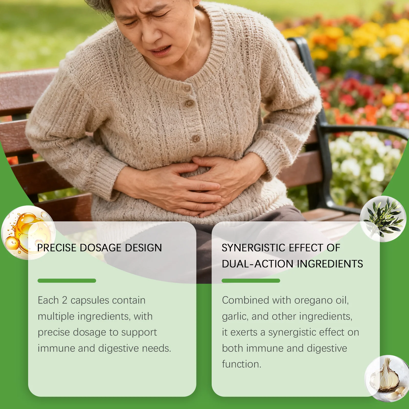 Googeer All-in-One Dietary Supplement with Oregano Oil, Garlic Extract for Immune & Digestion Support 15 all in one dietary supplement goo 87bqs94h desc 9