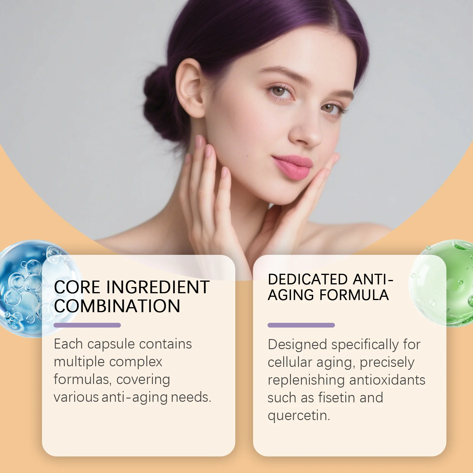 Googeer Anti-Aging Body Care Capsules with Fisetin, Resveratrol, Quercetin 16 anti aging body care capsules goo 89fbwrky desc 9