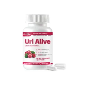 Googeer Triple Action Body Care Capsules for Urinary & Gut Health