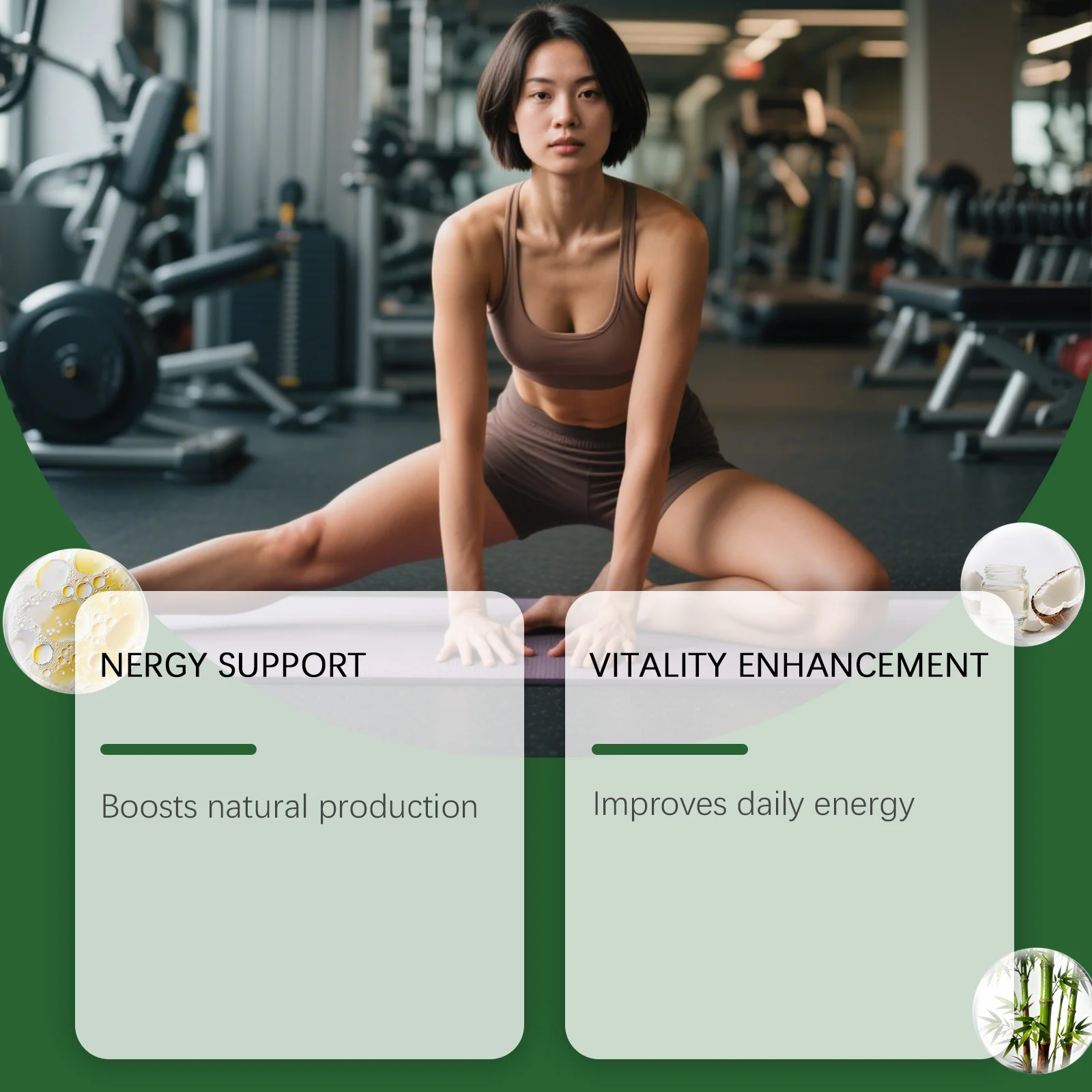 Googeer Coconut Oil Dietary Supplement Softgels with Collagen and Vitamin E for Energy & Vitality 15 coconut oil dietary softgels goo hfxbcysc desc 9