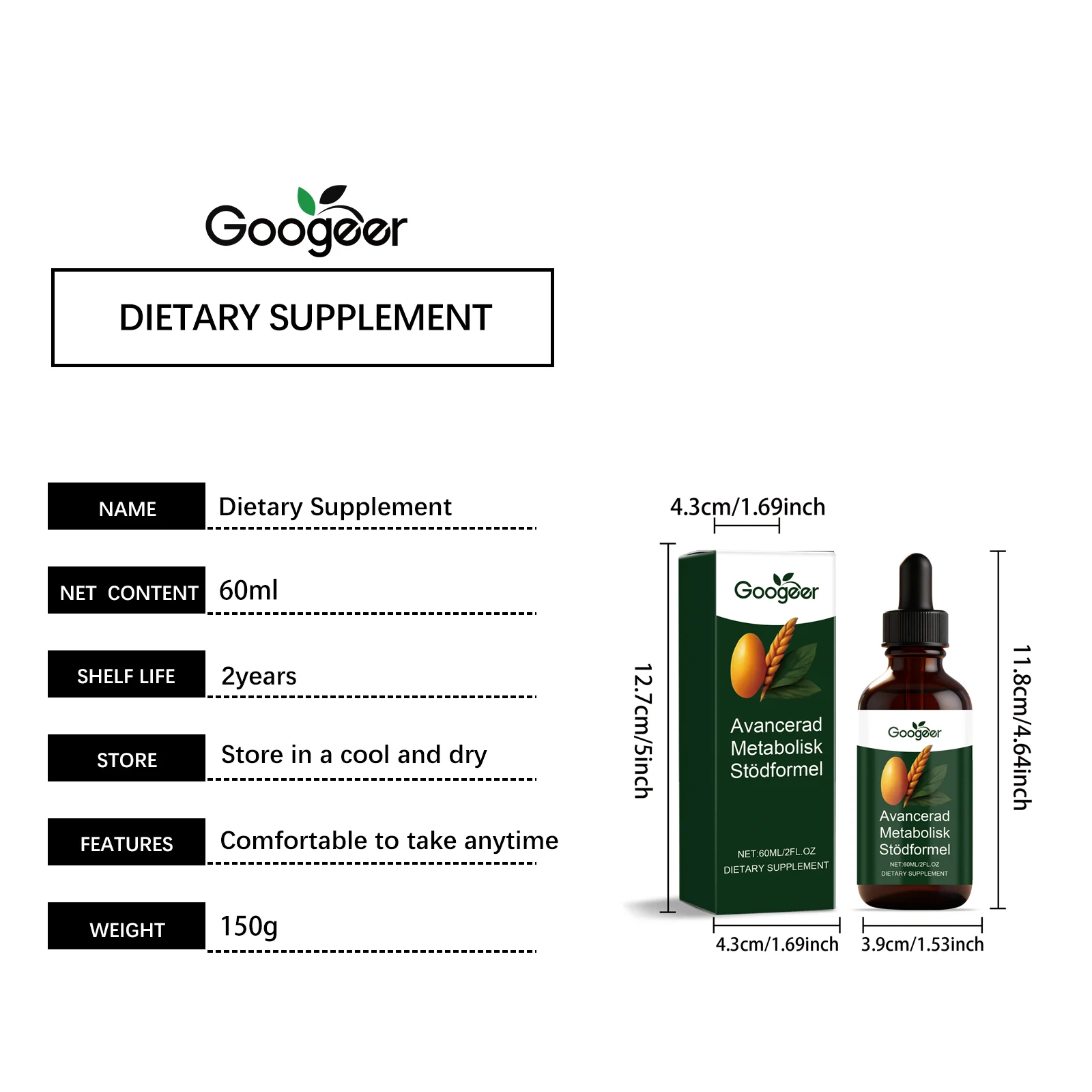 Googeer Daily Nutritional Support Drops with Hawthorn & Beetroot Extract for Energy 8 daily nutritional support drops goo tsfk3kdv desc 1