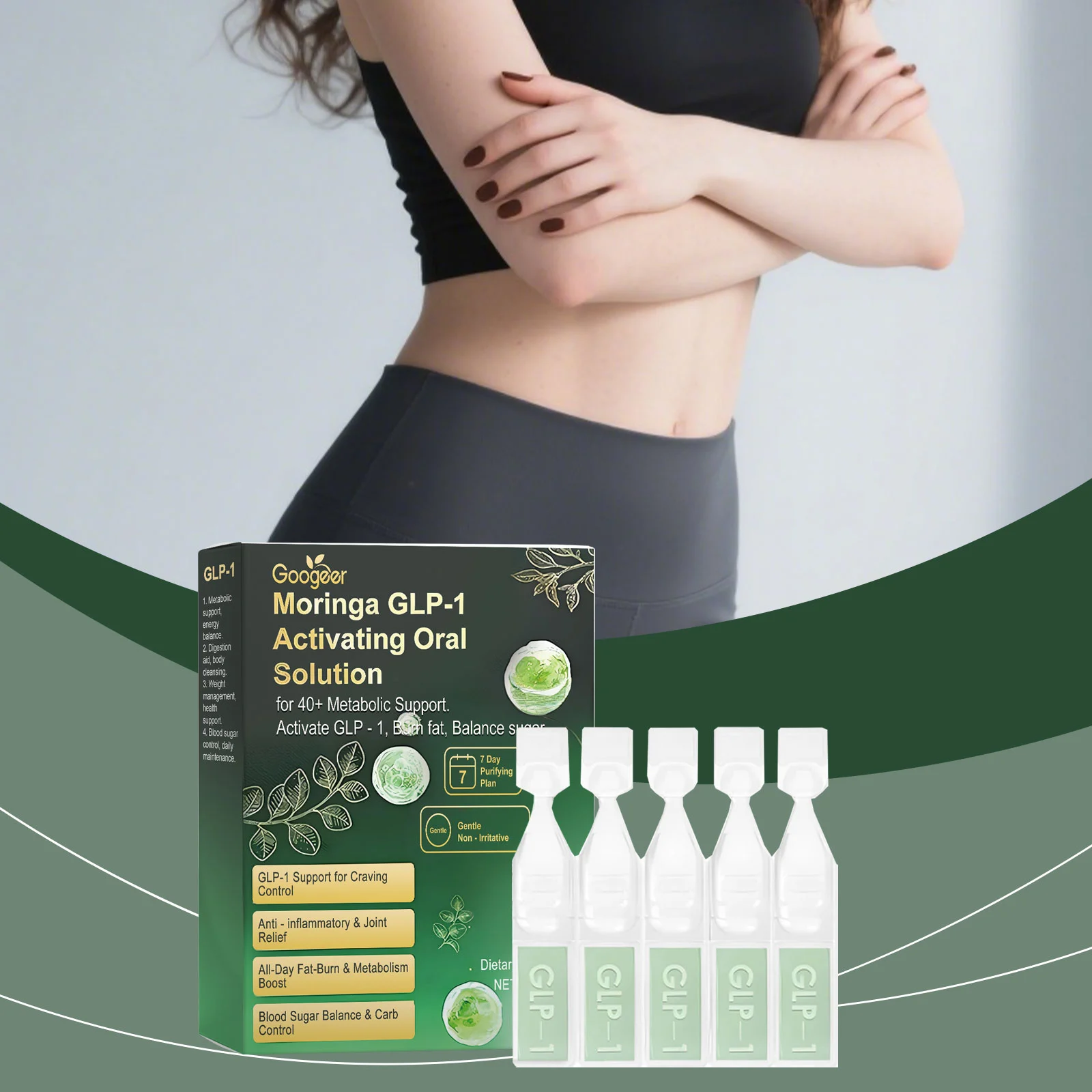 GLP-1 Moringa Weight Management Drops 5ml for Metabolism & Blood Sugar Support 8 glp 1 moringa weight management drops 5ml goo kjy3bssa desc 2