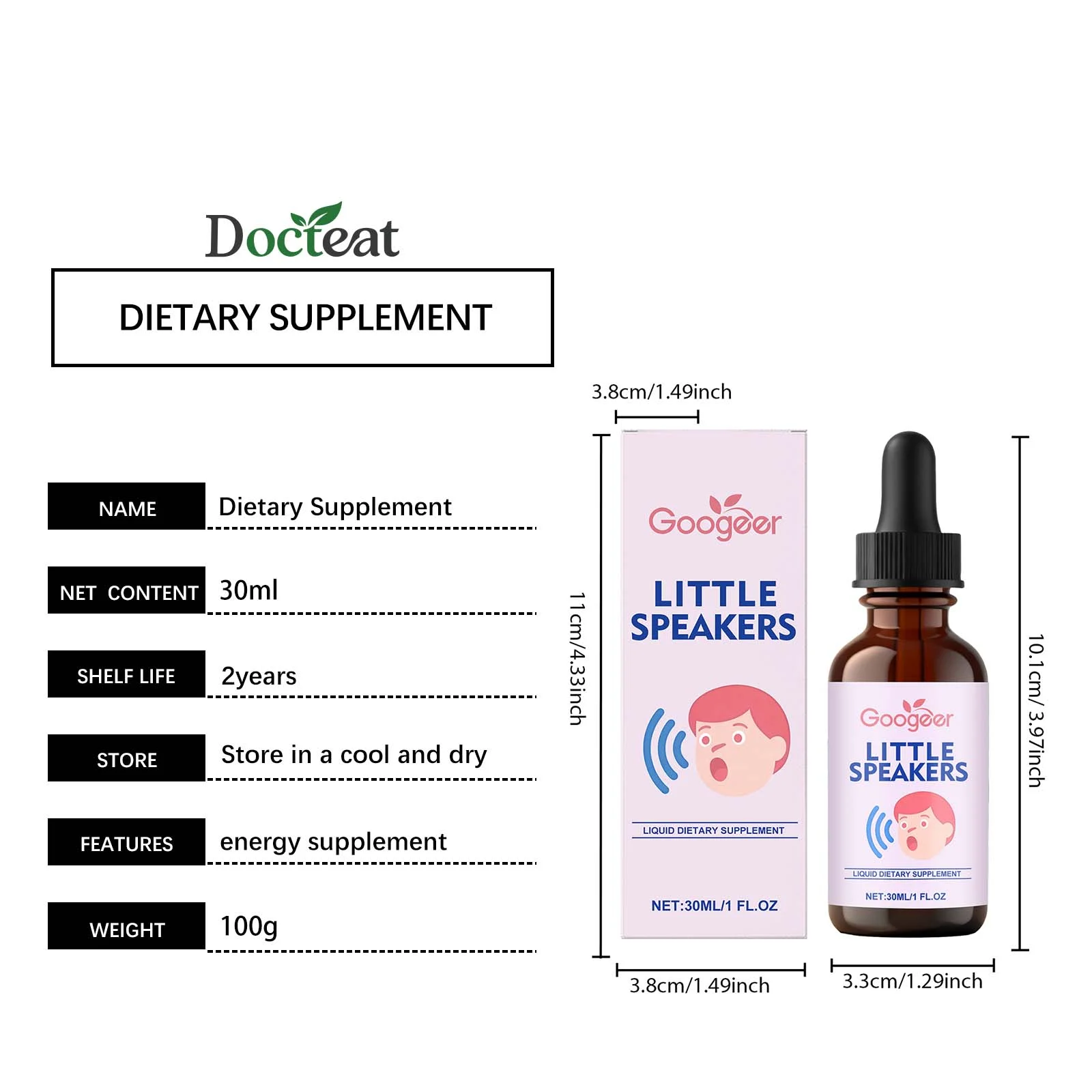 Liquid Dietary Supplement Drops 30ml with Vitamin B12 & D for Energy & Focus 7 liquid dietary supplement drops 30ml goo 8wptm3fn desc 1