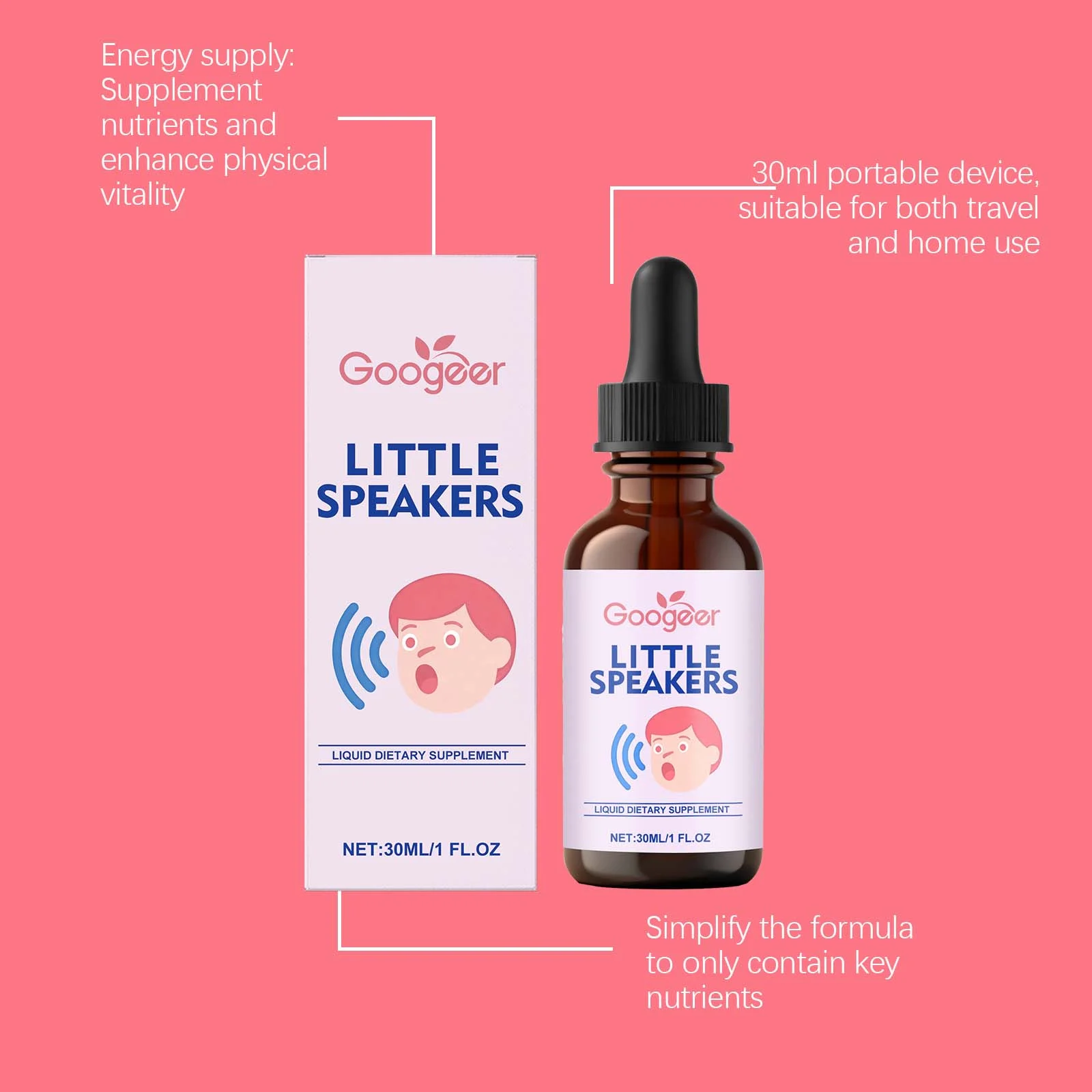 Liquid Dietary Supplement Drops 30ml with Vitamin B12 & D for Energy & Focus 12 liquid dietary supplement drops 30ml goo 8wptm3fn desc 6