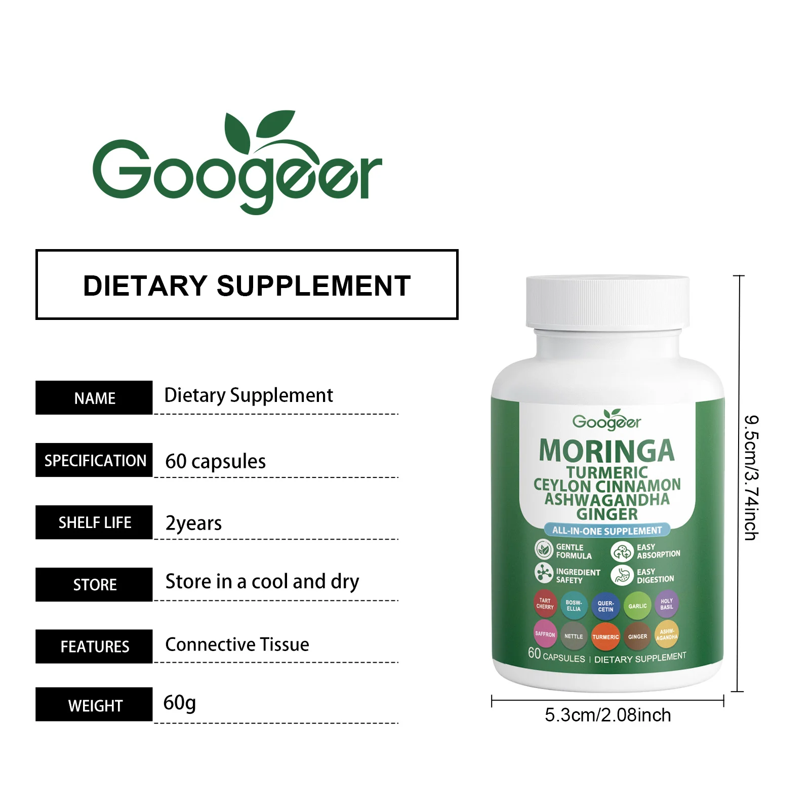 Moringa All-in-One Supplement 60 Capsules for Joint Support & Comfort 8 moringa all in one supplement 60 capsules goo d4v9k24x desc 1