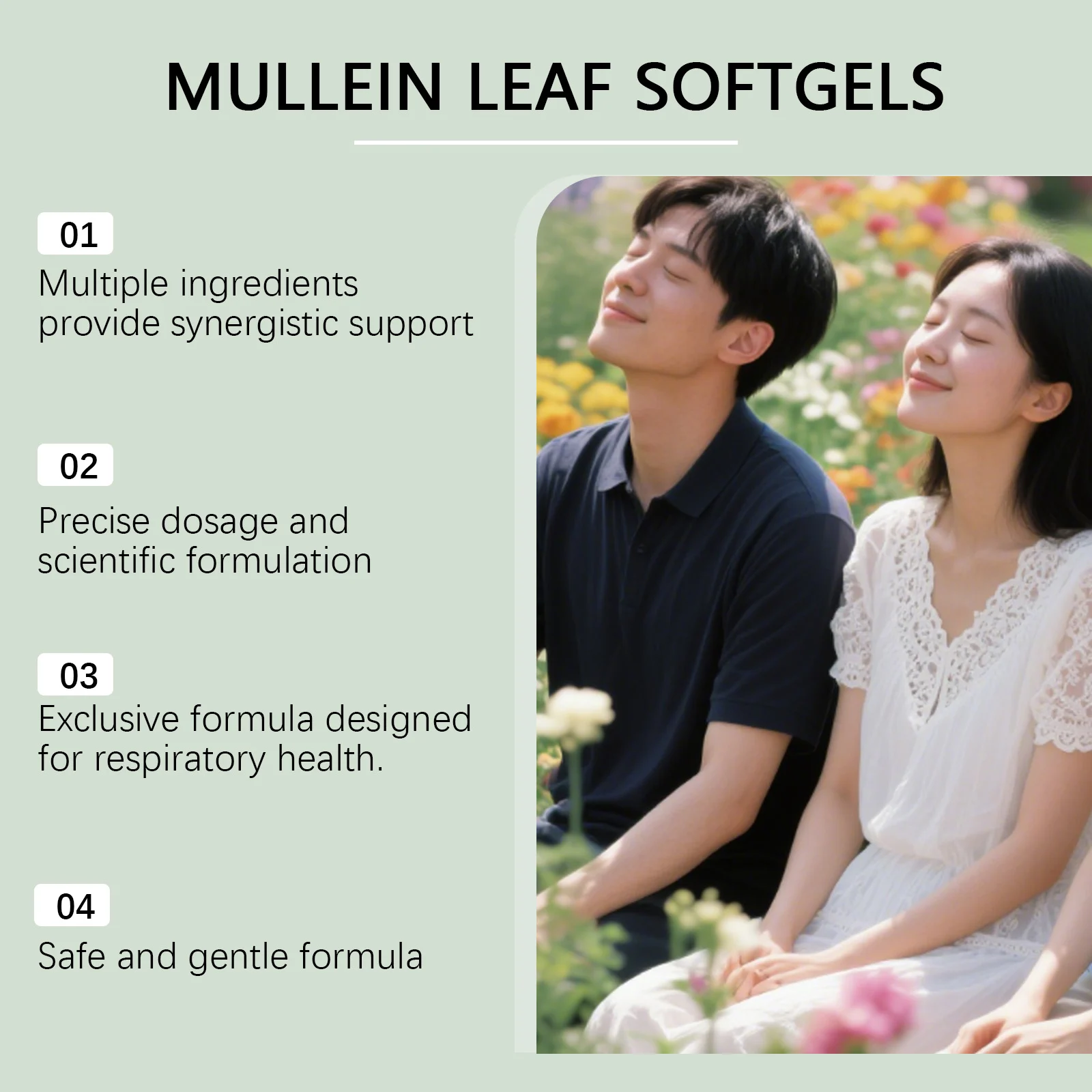 Googeer Mullein Leaf Softgels for Healthy Respiratory Support & Immune System 16 mullein leaf softgels goo nmfb23dq desc 10