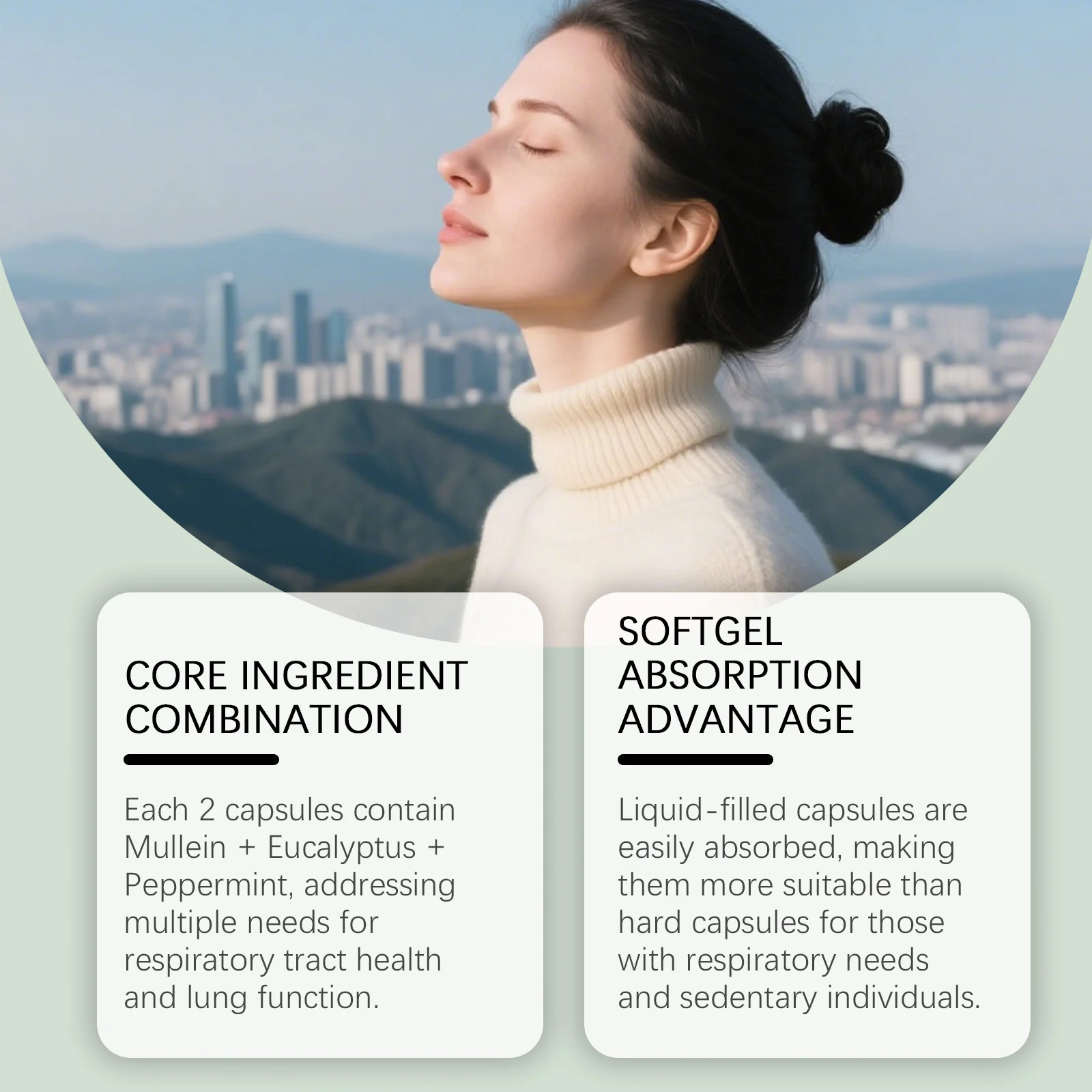 Googeer Mullein Leaf Softgels for Healthy Respiratory Support & Immune System 15 mullein leaf softgels goo nmfb23dq desc 9