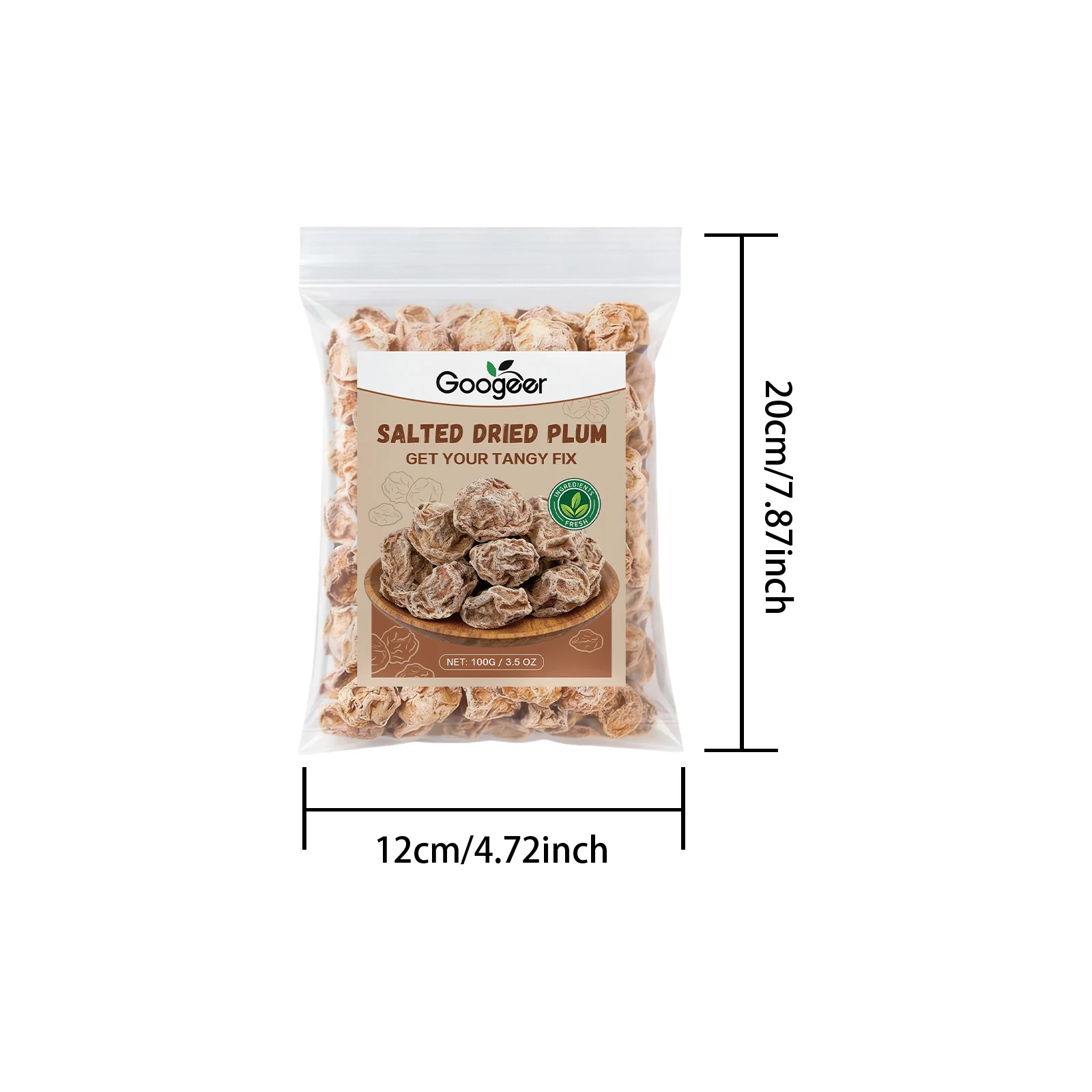 Salted Dried Plums 100g Made with Wild Green Plums, Traditional Craft, Tangy & Chewy Snack 8 salted dried plums 100g goo 6s4fbxhk desc 1