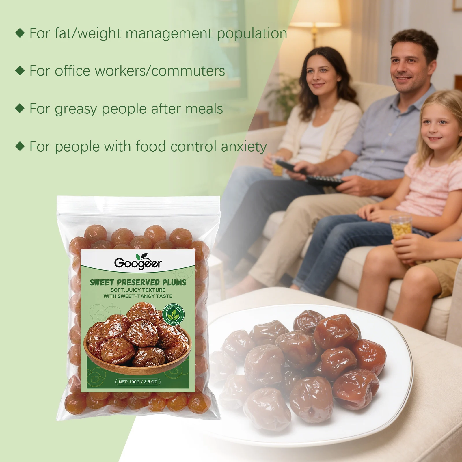 Googeer Sweet and Tangy Preserved Plums for Weight Management & Snacking 14 sweet tangy preserved plums goo af2pv9qz desc 7