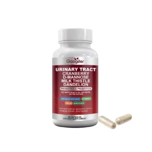 Googeer Urinary System Balance Capsules D-Mannose Cranberry Extract Probiotics Dietary Supplement