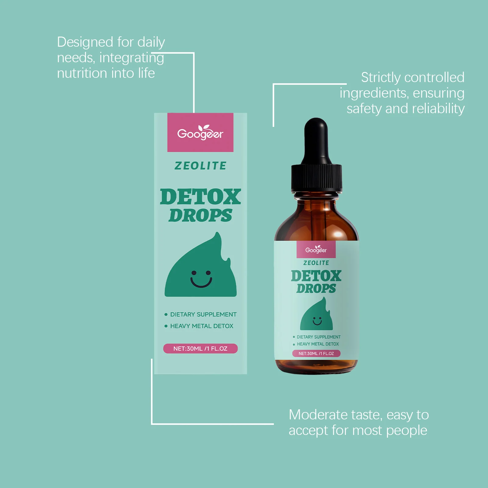 Googeer Zeolite Mineral Drops with Vitamin D & B12 for Heavy Metal Detox & Daily Nutrient Boost 13 zeolite mineral detox drops goo p7q5dfr6 desc 6