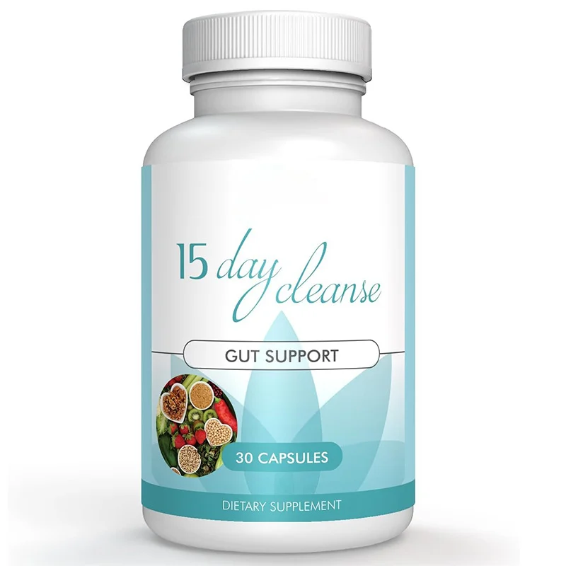 15-Day Cleanse Gut Support Capsules for Detox and Digestive Health (30 Count) 2 15 Day Cleanse Gut Support Capsules Goo Hnuajgdr 2