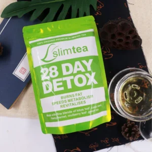 28 Day Detox Tea for Weight Loss and Flat Tummy - 100% Organic Slimming Herbal Blend