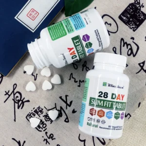 Weight Loss Tablets 28 Day Slim Fit Supplement for Fat Burn and Metabolism Boost 60 Count