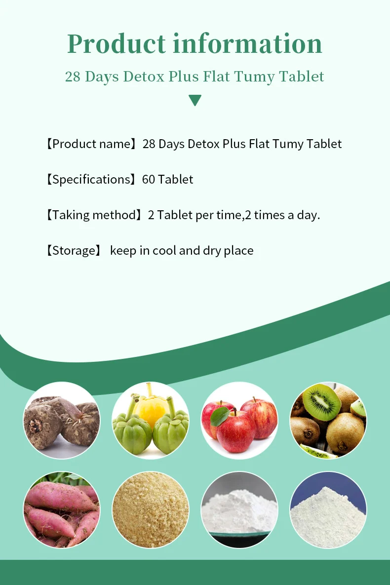 28 Days Detox Plus Flat Tumy Tablet Weight Loss and Appetite Suppressant 60pcs 8 28 days detox plus flat tumy tablet 60pcs goo 5gazj667 desc 2