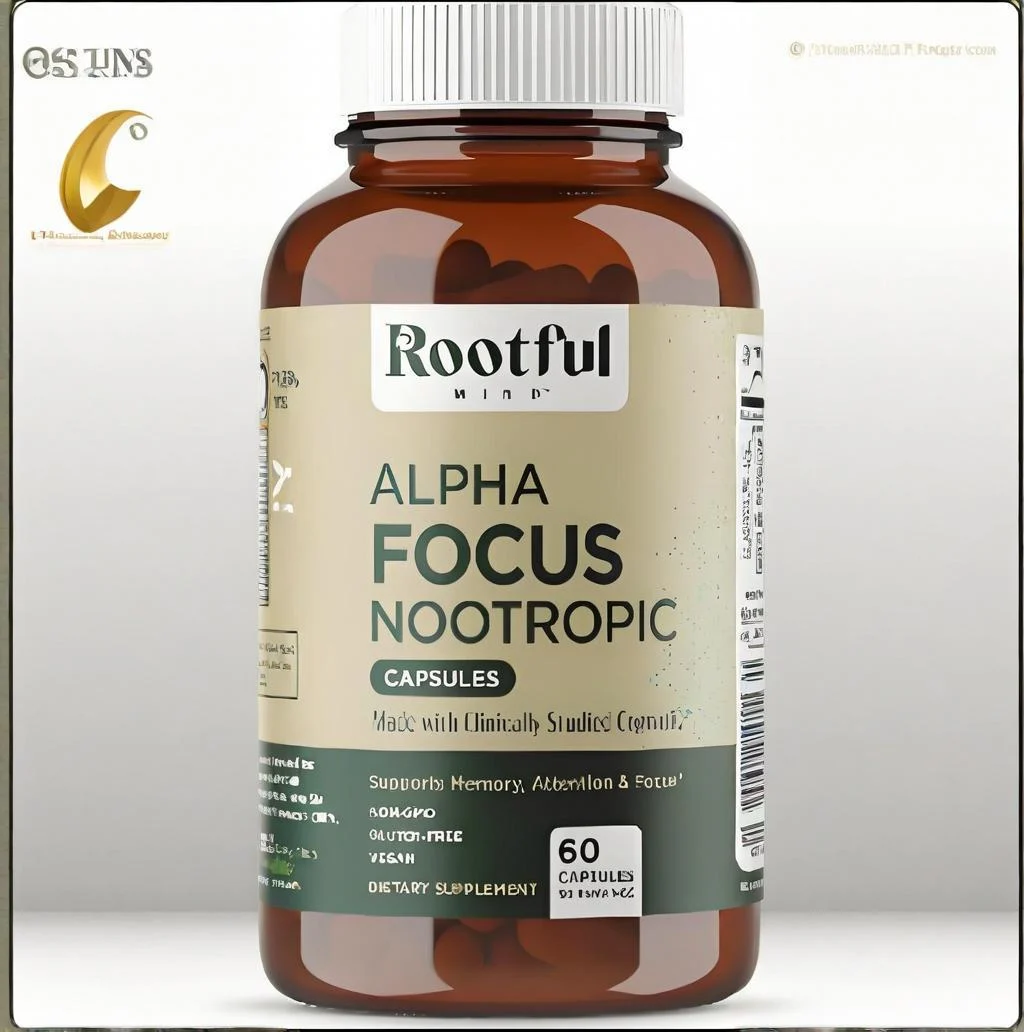 Alpha Focus Nootropic Capsules for Memory, Attention, and Cognitive Support - 60 Vegan Capsules 7 alpha focus nootropic capsules goo r35qj973 desc 2