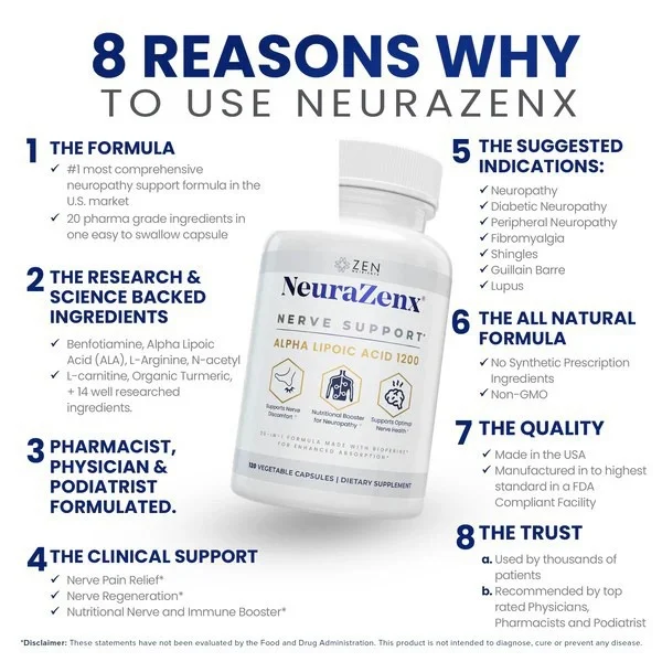 Alpha Lipoic Acid 1200mg Supplement Capsules - 20-in-1 Nerve Support Formula 11 alpha lipoic acid 1200mg nerve support capsules goo hqwe77pt desc 7