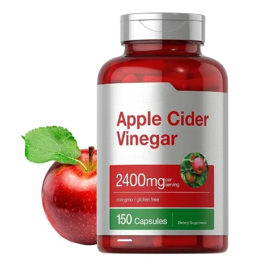 2400mg Apple Cider Vinegar Capsules, 150 Count, Quick Release, Non-GMO 9 apple cider vinegar capsules goo za5zazs2 desc 3