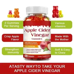 Apple Cider Vinegar Gummies Detox Weight Loss Goo 36jjn55s 3