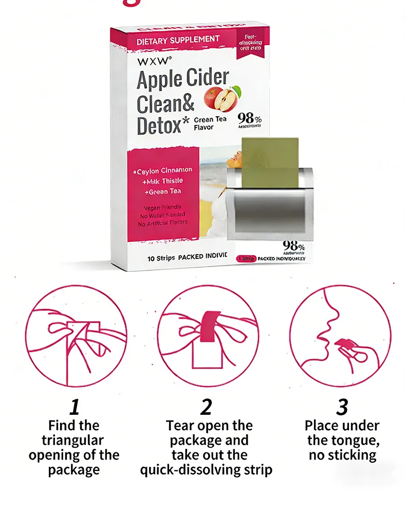 Apple Cider Vinegar Lozenge Strips with Mother, Ceylon Cinnamon & Milk Thistle 17 apple cider vinegar lozenge strips goo tdk3km8j desc 12