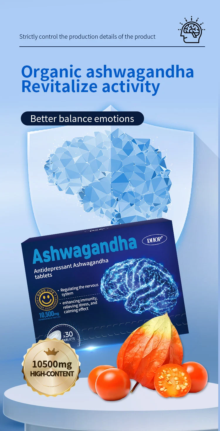 Ashwagandha Supplement 30 Tablets for Stress Relief, Mood Support & Calm 8 ashwagandha stress relief tablets goo fy3rbd6f desc 3