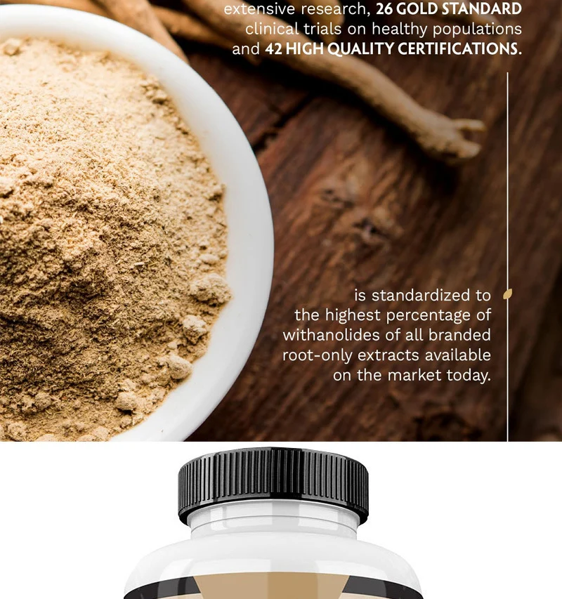 2100mg USDA Organic Ashwagandha Capsules for Stress & Mood Support 7 ashwagandha supplement capsules goo qy7786qs desc 3