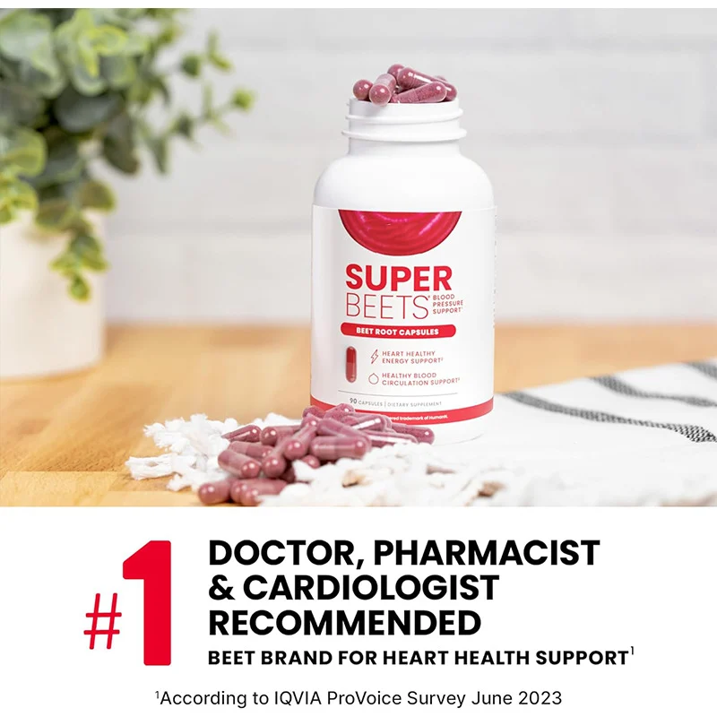 Beet Root Capsules for Blood Pressure Support & Heart Health - 90 Dietary Capsules 7 beet root capsules blood pressure support 1300mg goo fwydqf8u desc 3