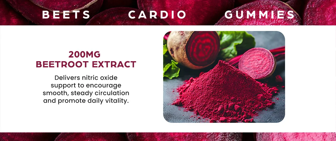 Beet Root CoQ10 Gummies 100mg Gluten Free Vegan Non-GMO Dietary Supplement 5 beet root coq10 gummies gluten free vegan goo em2ha8mp desc 1