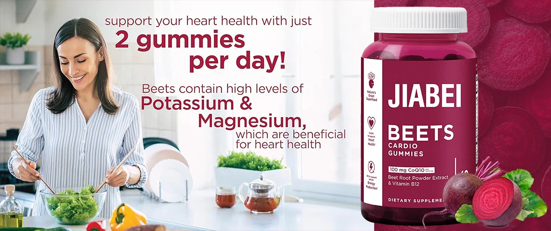 Beet Root CoQ10 Gummies 100mg Gluten Free Vegan Non-GMO Dietary Supplement 7 beet root coq10 gummies gluten free vegan goo em2ha8mp desc 3