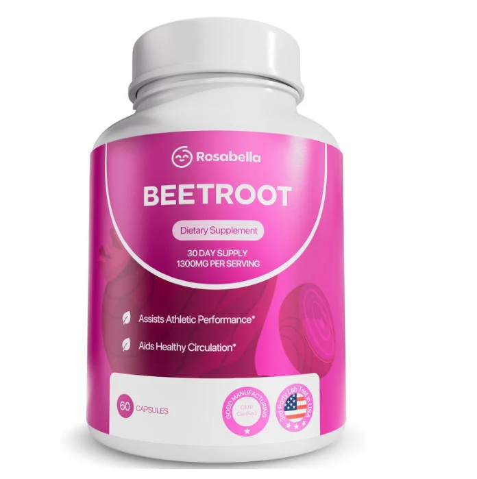 Beetroot Capsules 1300mg for Heart Health and Athletic Performance - 60 Veggie Capsules 1 Beetroot Capsules Athletic Performance Supplement Goo Wgc8h55g 5