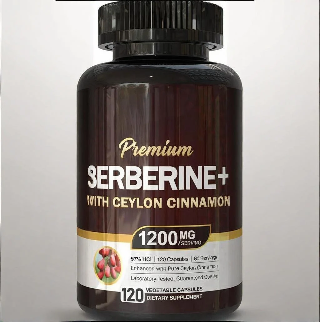 Berberine with Ceylon Cinnamon Capsules 1200mg - Metabolic Support & Glucose Balance - 120 Vegan Capsules 2 Berberine Ceylon Cinnamon 1200mg Capsules Goo Wfnu6pjm 2