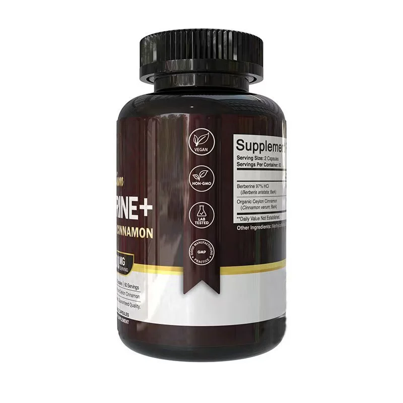 Berberine with Ceylon Cinnamon Capsules 1200mg - Metabolic Support & Glucose Balance - 120 Vegan Capsules 7 berberine with ceylon cinnamon 1200mg capsules goo psjqzjm5 desc 3