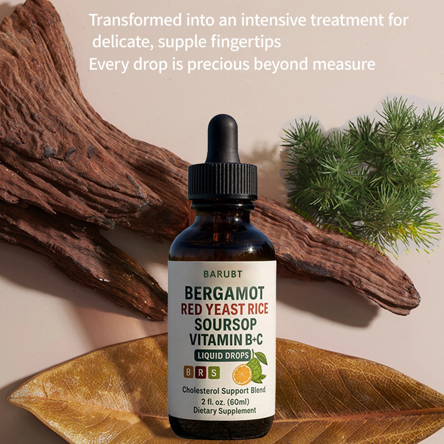 Bergamot Red Yeast Rice Soursop Liquid Drops 60ml - Cholesterol Support Supplement 13 bergamot red yeast rice soursop liquid drops 60ml goo 7u9jzu48 desc 8