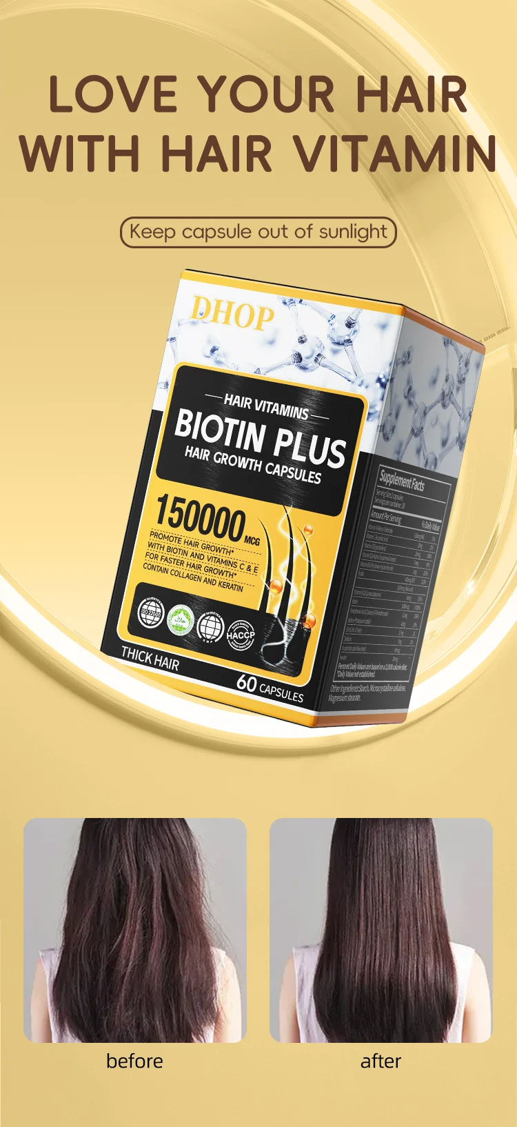 Biotin Hair Growth Capsules 60 Count with Collagen & Keratin 10 biotin hair growth capsules 60 count goo vy4cy2t3 desc 5