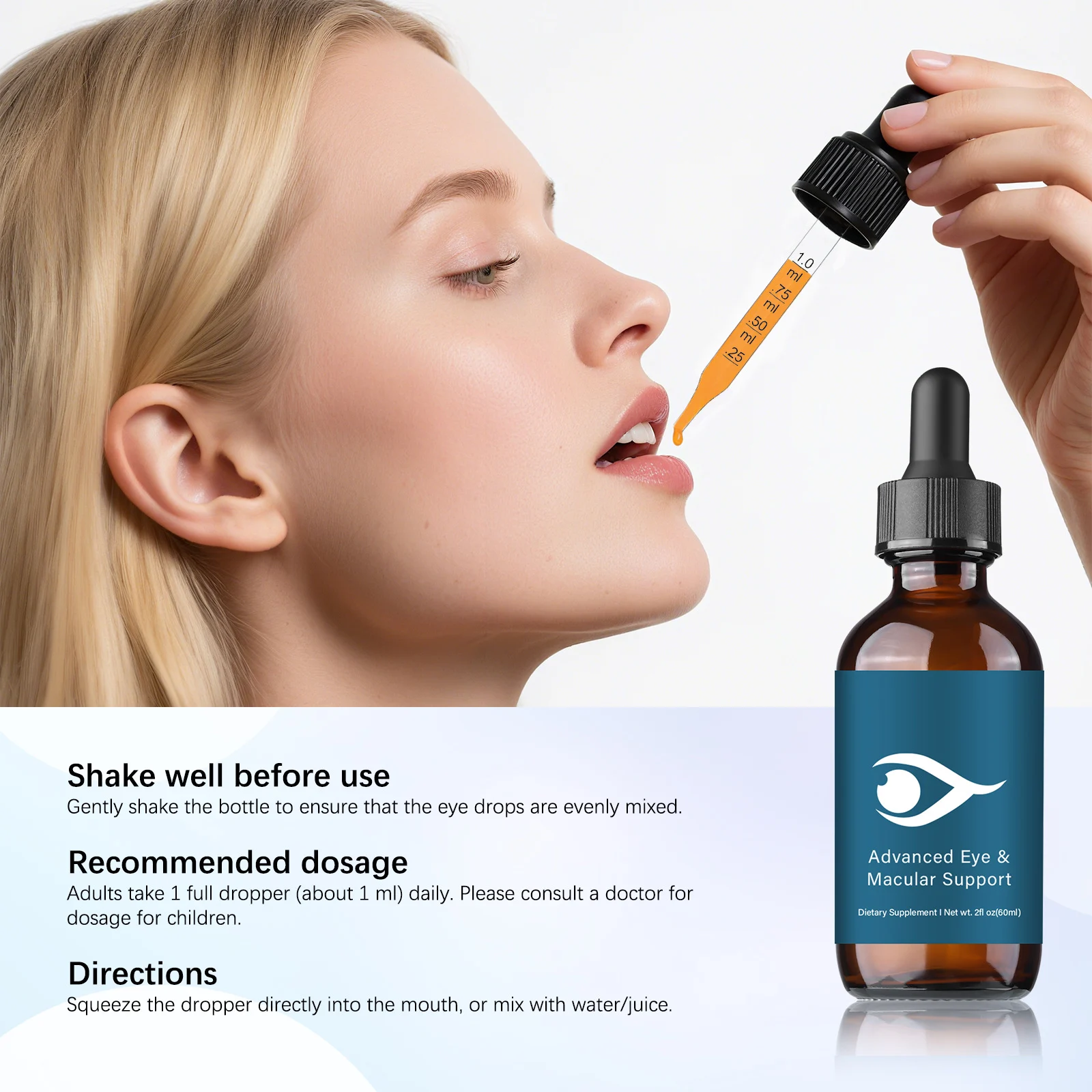Blueberry Eye-Care Oral Drops 60ml | Advanced Macular Support & Visual Fatigue Relief 25 blueberry eye care oral drops 60ml goo fwsamz6a desc 19