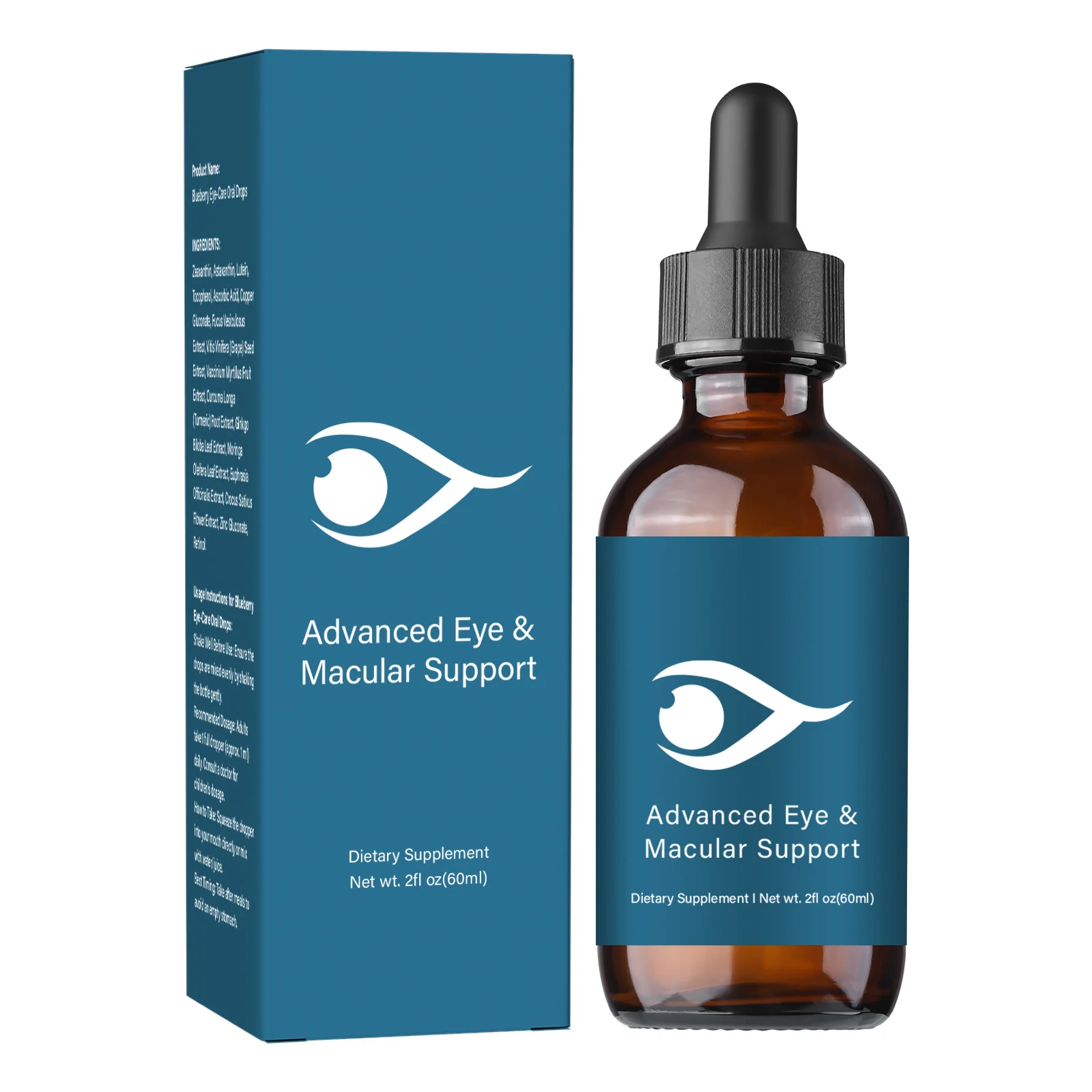 Blueberry Eye-Care Oral Drops 60ml | Advanced Macular Support & Visual Fatigue Relief 10 blueberry eye care oral drops 60ml goo fwsamz6a desc 4
