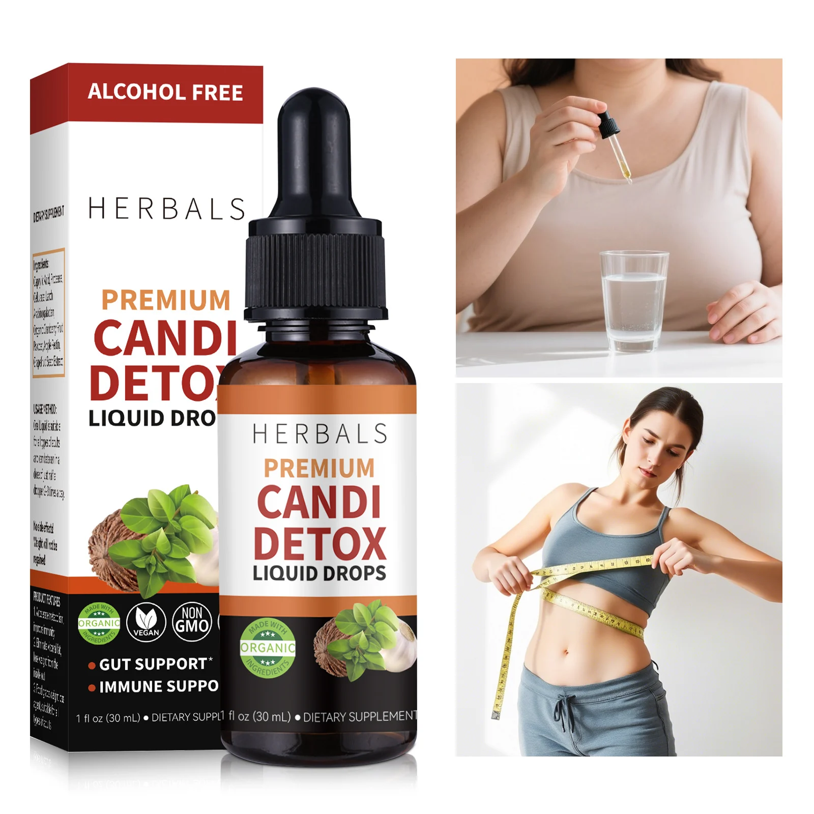 Body Detox Liquid Drops 30ml for Gut Support, Weight Management & Immune Boosting 15 body detox liquid drops gut support weight management goo g9xfmaky desc 9