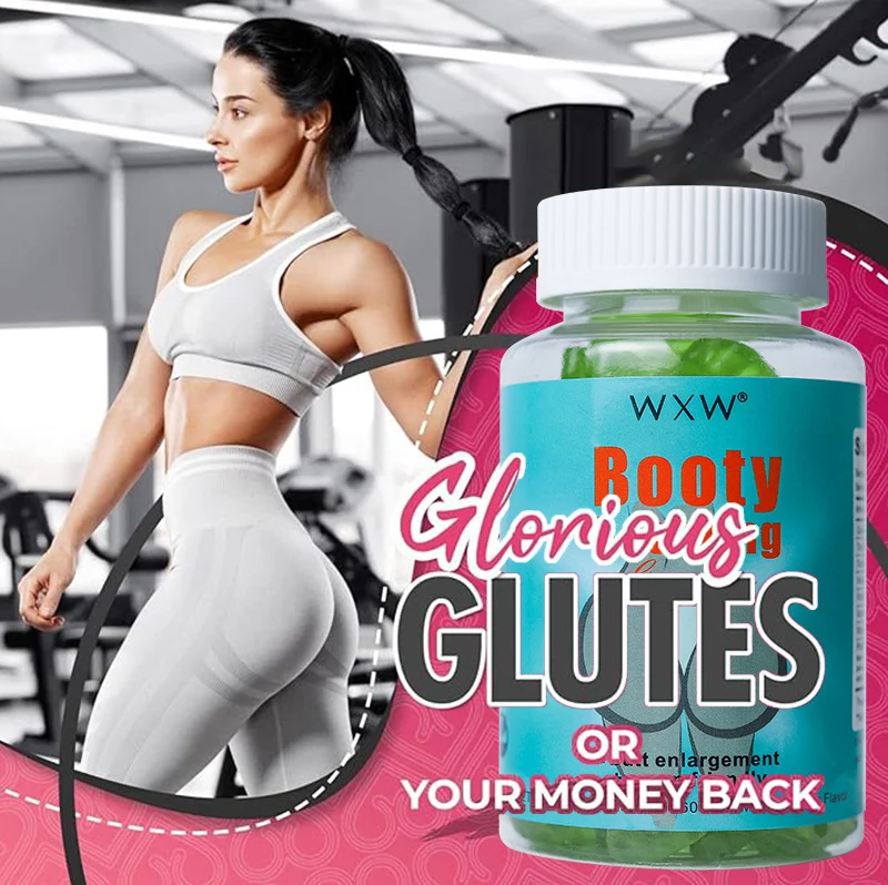 Booty Boosting Gummies for Glute Enhancement | Vegan Supplement for Curves 3 booty boosting gummies glute enhancement goo nqchcypb desc 1