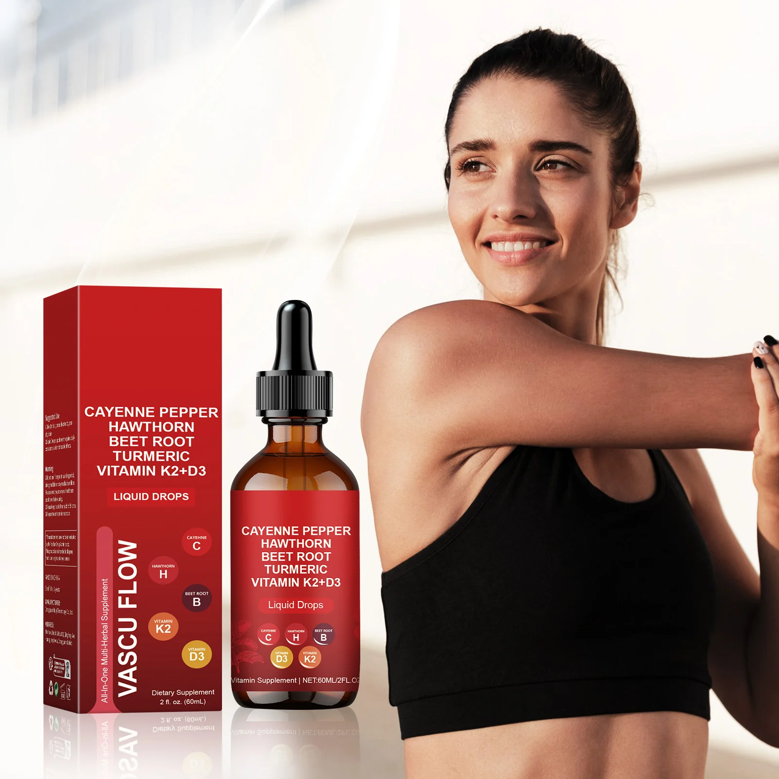 Cayenne Pepper Body Drops 60ml All-In-One Liquid Supplement for Energy & Recovery 15 cayenne pepper body drops 60ml liquid supplement goo dnwvh8mn desc 10