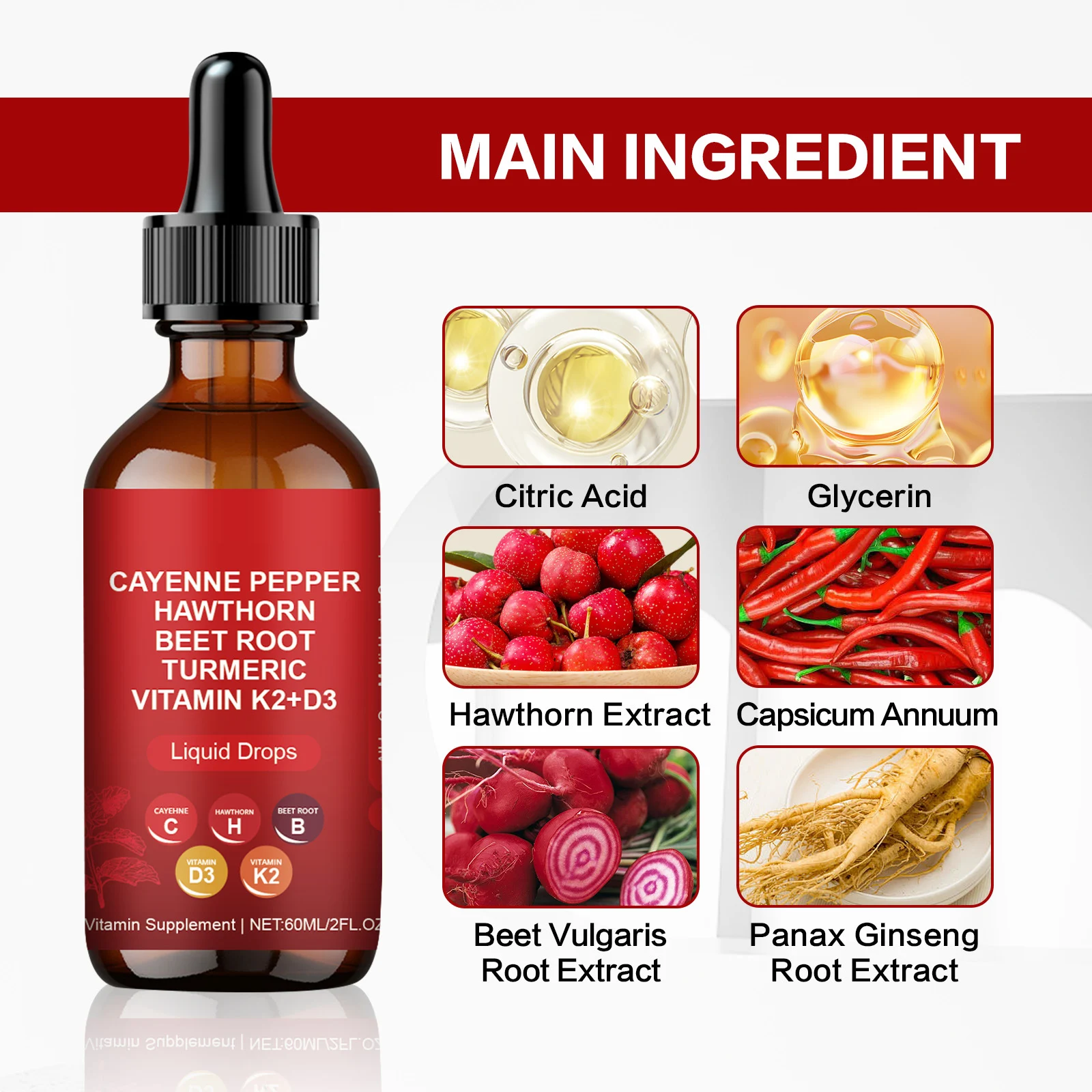 Cayenne Pepper Body Drops 60ml All-In-One Liquid Supplement for Energy & Recovery 7 cayenne pepper body drops 60ml liquid supplement goo dnwvh8mn desc 2