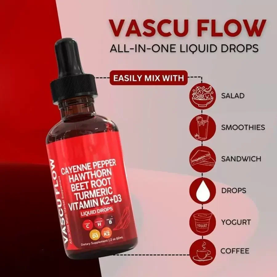 Cayenne Pepper Hawthorn Liquid Drops - Cardiovascular & Energy Support Supplement 4 cayenne pepper liquid drops vitamin d3 k2 turmeric beetroot 60ml goo 4rqsjq6b desc 1