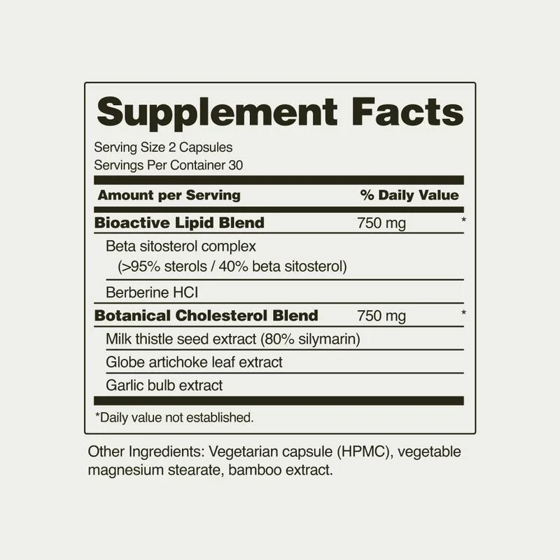 Cholesterol Health Supplement with Berberine & Milk Thistle for Heart Support 60 Capsules 11 cholesterol health berberine milk thistle capsules goo ewspnqmv desc 5