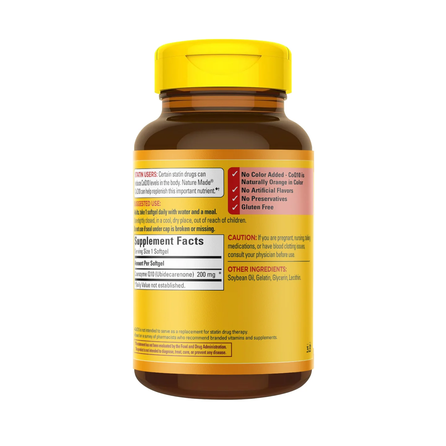 Coenzyme Q10 Softgel Capsules 200mg Heart Health & Antioxidant Support 105 Count 9 coenzyme q10 softgel capsules 200mg goo 95y5nxqu desc 5