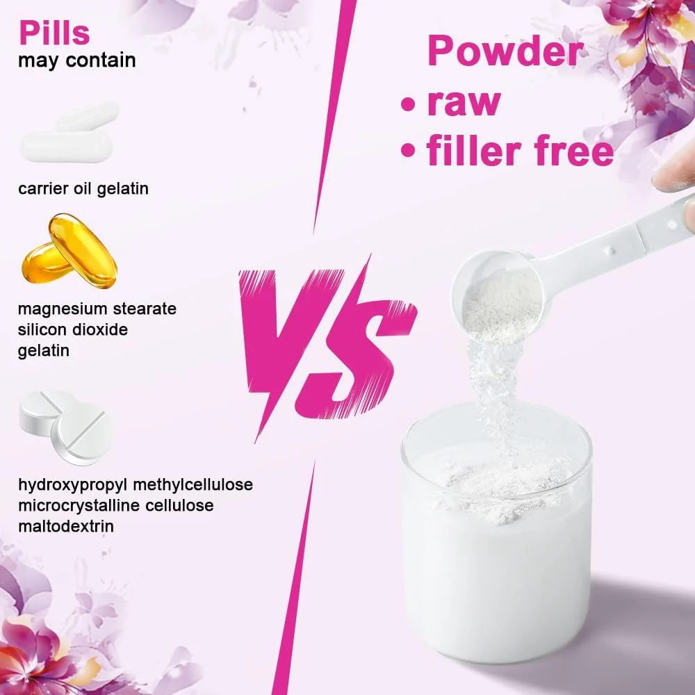 Collagen Peptides Powder with Biotin and Vitamin C 2lb Dietary Supplement 16 collagen peptides powder biotin vitamin c unflavored goo 33k42p3f desc 11