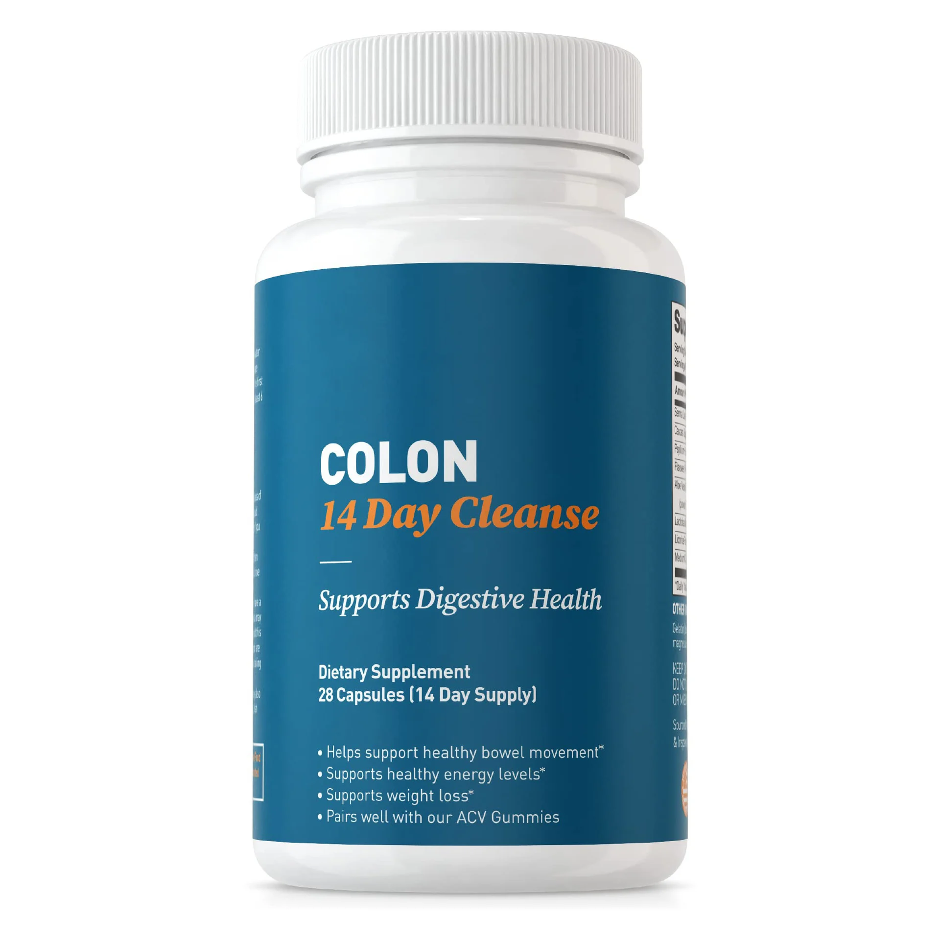 Colon Cleanse Detox Capsules for Weight Loss and Digestive Health - 14 Day Formula with Cascara Sagrada & Probiotics 12 colon cleanse detox capsules 14 day goo yvcenq3y desc 7