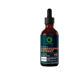 Cordyceps Extract Drops for Immune Support and Energy Boost - Alcohol-Free 1:4 Ratio Liquid Supplement (59ml)