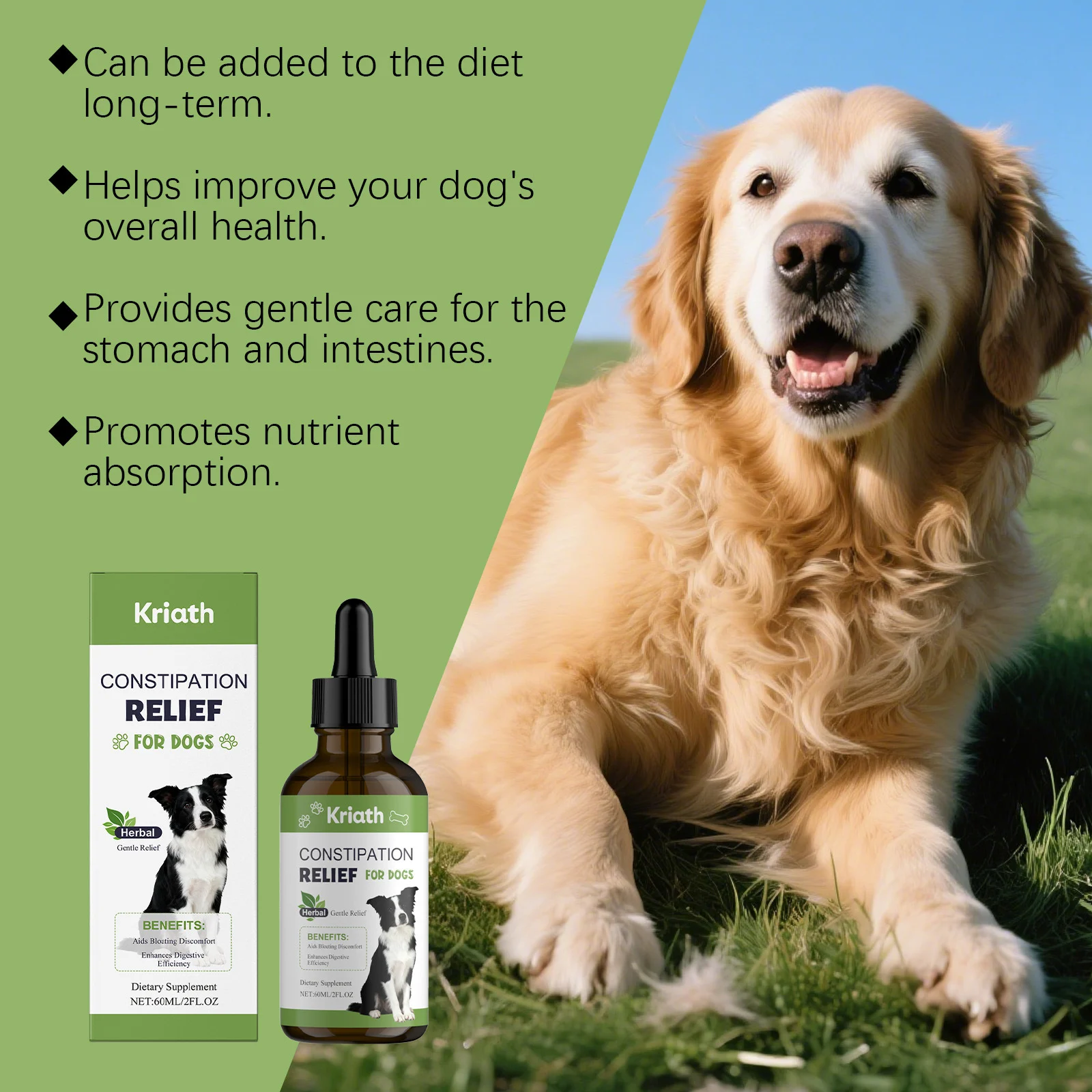 Kriath Herbal Gentle Relief Constipation Relief Liquid for Dogs 16 dog constipation relief liquid goo mfs8h4jk desc 12