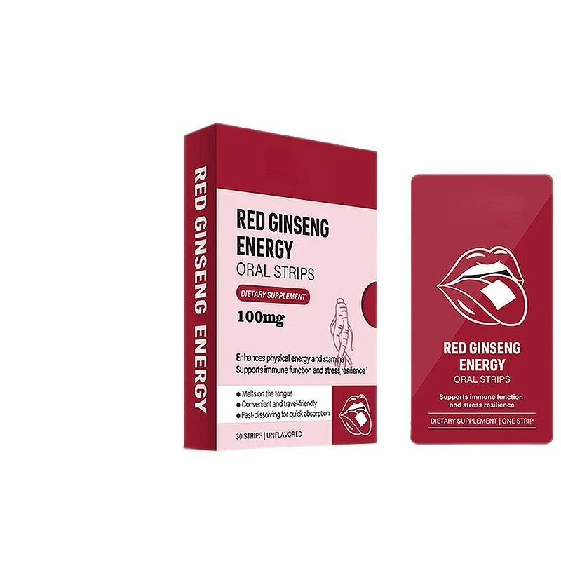 Customizable Oral Strips Dietary Supplements with Melatonin, GABA, CoQ10 & Red Ginseng 6 fast dissolving oral strips goo ecj5ynw7 desc 3