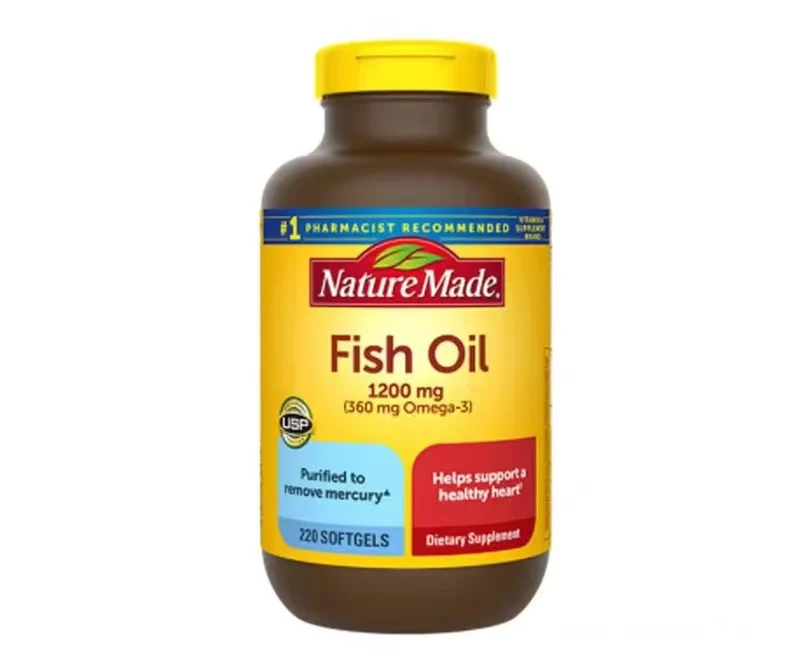 Fish Oil Softgels 1200mg Omega-3 Heart Health Supplement - 220 Count 4 fish oil softgels 1200mg omega 3 220ct goo k4wcrhfd desc 2