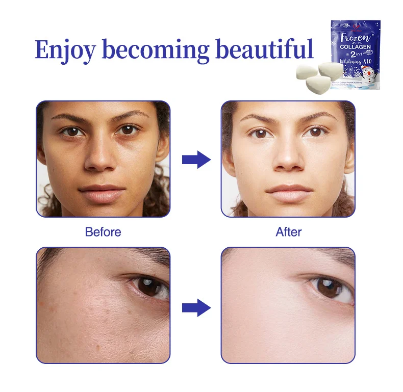 Frozen Collagen Peptide 2-in-1 Skin Whitening & Brightening Supplement (60 Tablets) 12 frozen collagen peptide whitening supplement goo e58am84c desc 6